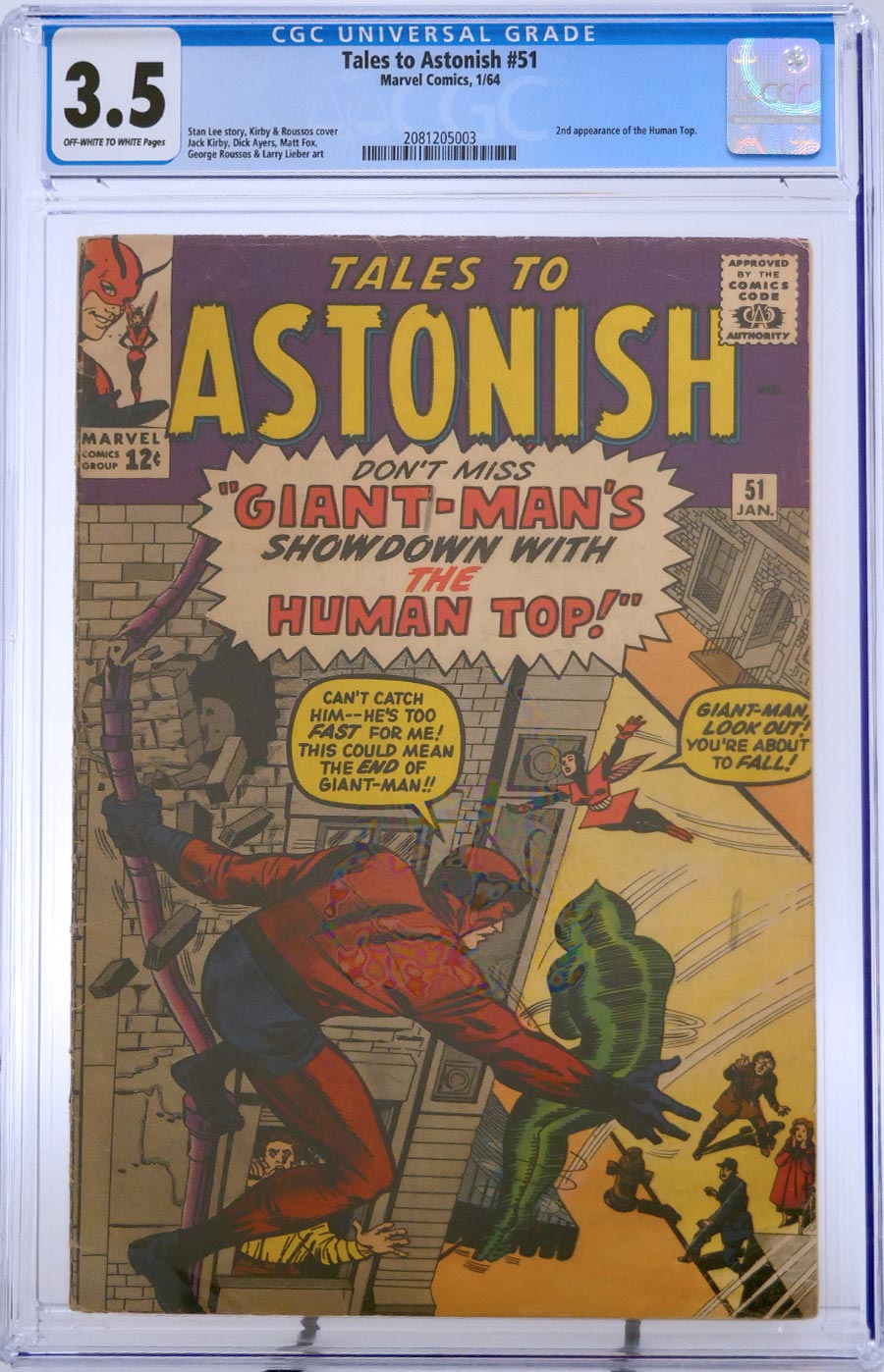 Tales To Astonish #51 Cover B CGC 3.5