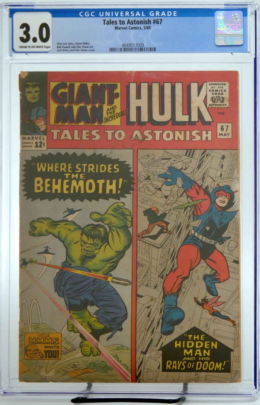 Tales To Astonish #67 Cover B CGC 3.0