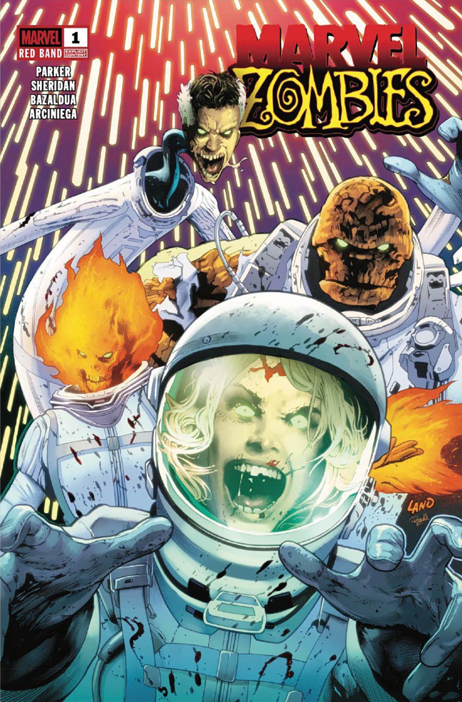 Marvel Zombies Red Band #1 Cover J Regular Greg Land Cover No Polybag