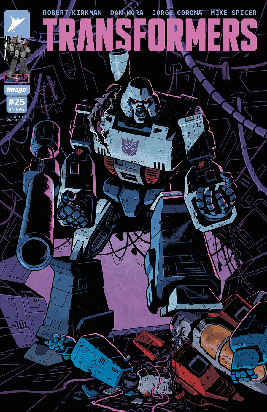 Transformers Vol 5 #25 Cover S 4th Ptg