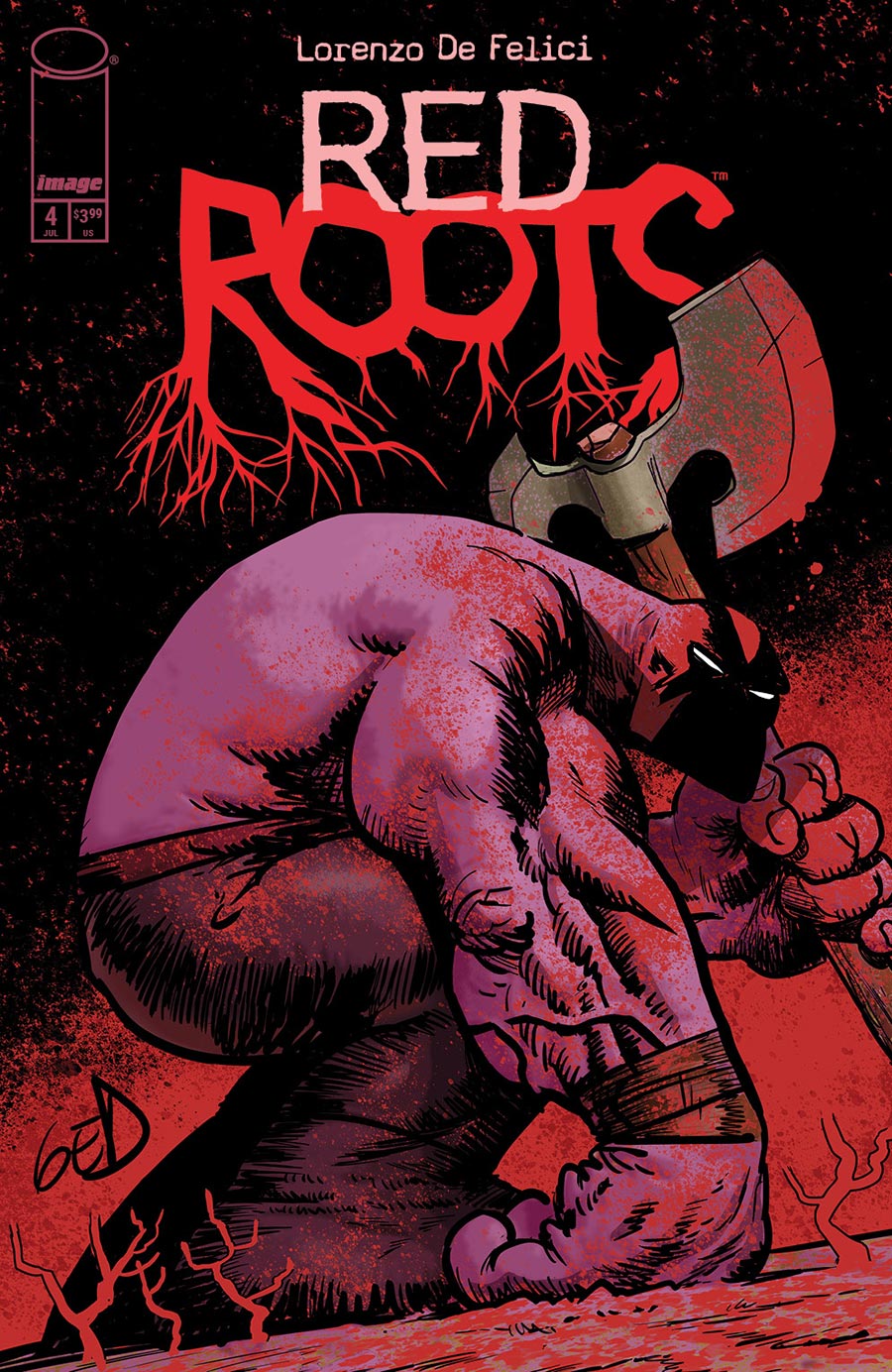 Red Roots #4 Cover B Variant Juan Gedeon Cover