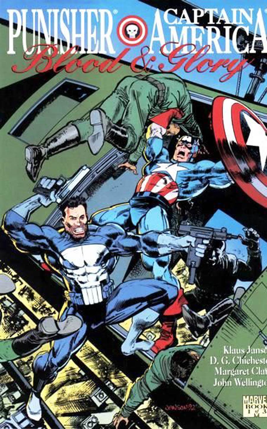 Punisher Captain America Blood And Glory #1 Cover B Signed By Klaus Janson With COA
