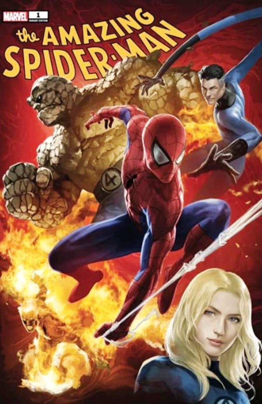 Amazing Spider-Man #1 Cover K Skan Srisuwan Variant Cover Facsimile Edition