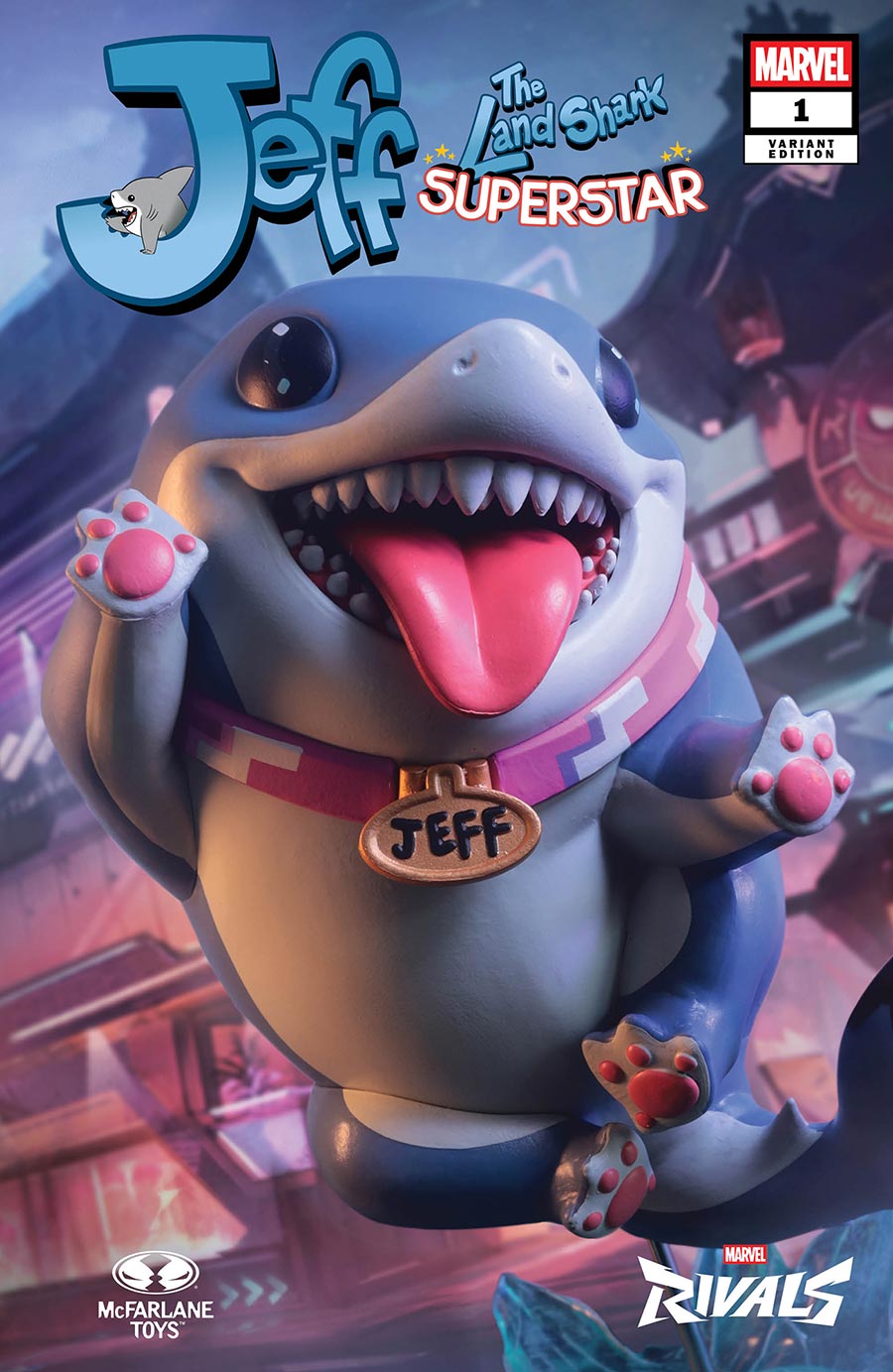 Jeff The Land Shark Superstar #1 Cover D Variant McFarlane Toys Marvel Rivals Cover