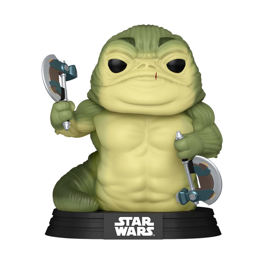 POP Star Wars Mandalorian & Grogu Rotta The Hutt Vinyl Bobble Head