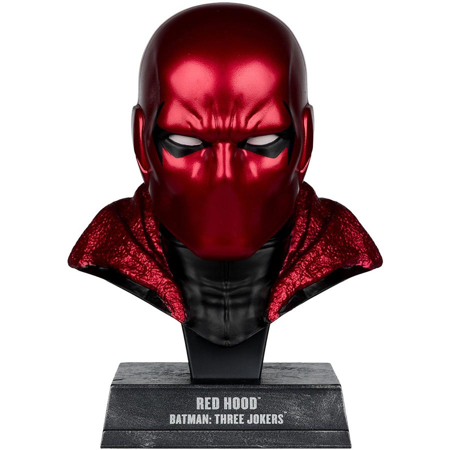 DC Direct Batman Cowl Collection Wave 6 Red Hood Batman Three Jokers 1/3 Scale Prop Replica