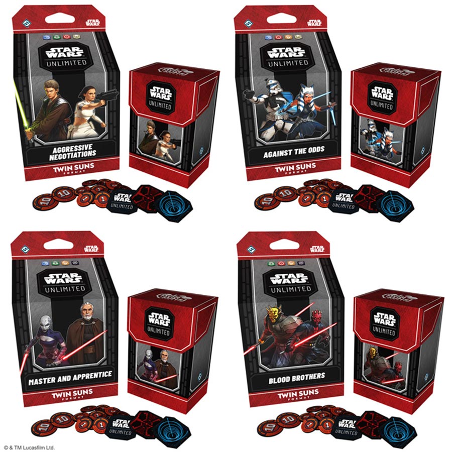 Star Wars Unlimited Twin Suns Deck - Against The Odds Ahsoka Tano & Rex