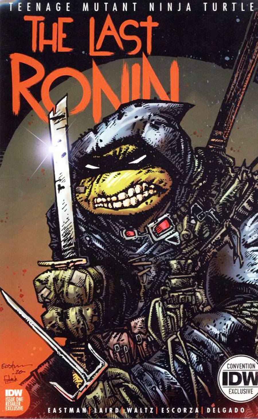Teenage Mutant Ninja Turtles The Last Ronin #1 Cover K Convention Exclusive Kevin Eastman Variant Cover