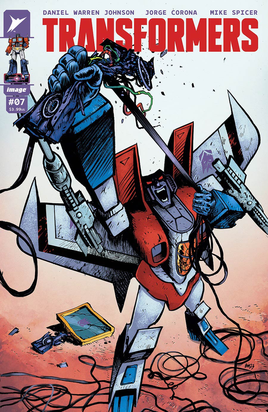 Transformers Vol 5 #7 Cover I Regular Daniel Warren Johnson & Mike Spicer Cover Signed By Daniel Warren Johnson No COA
