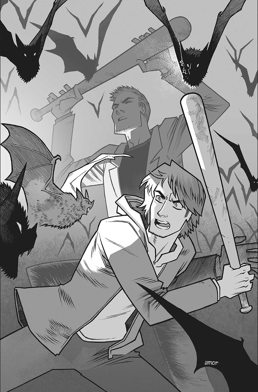 Supernatural Vol 2 #8 Cover K Incentive John Amor Line Art Virgin Cover