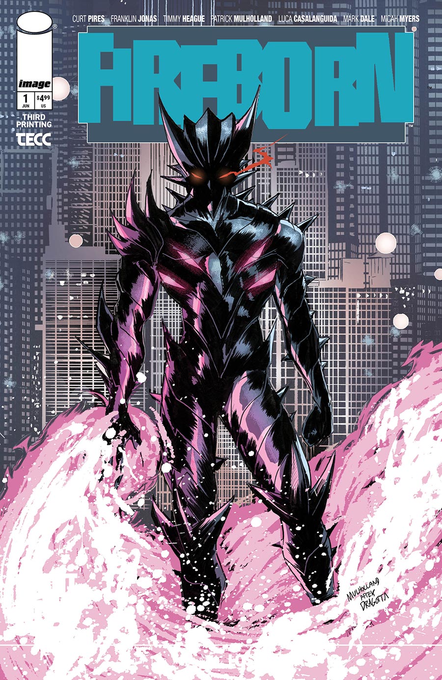 Fireborn #1 Cover R 3rd Ptg (From The World Of Lost Fantasy)