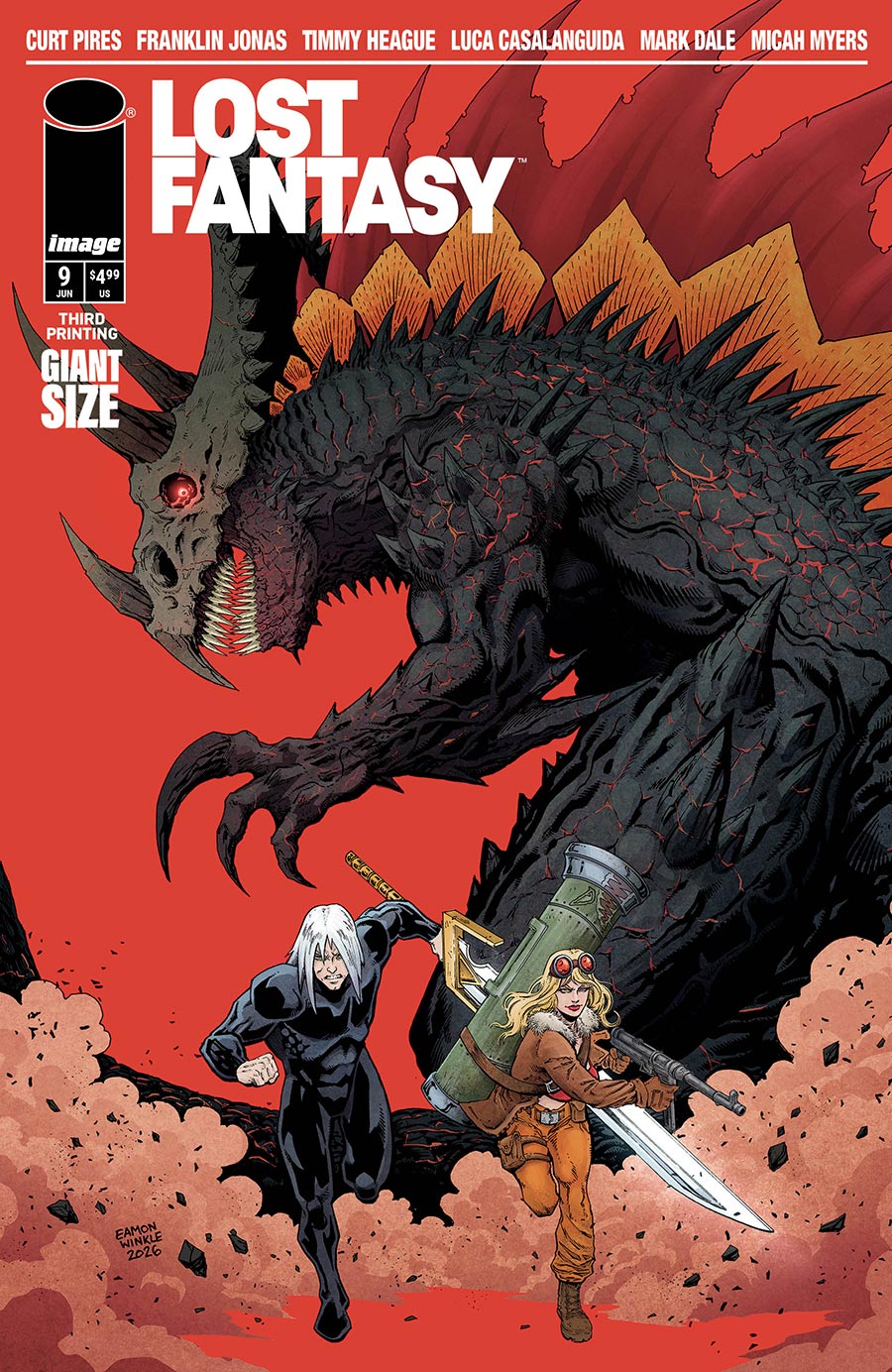 Lost Fantasy #9 Cover K 3rd Ptg