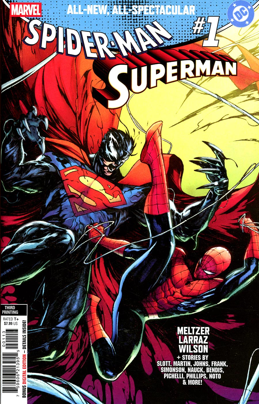 Marvel DC Spider-Man Superman #1 (One Shot) Cover Z-E 3rd Ptg Alessandro Cappuccio Variant Cover
