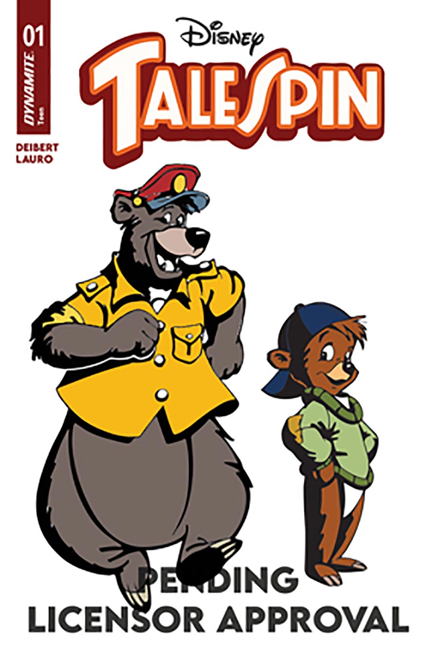Disney Talespin #1 Cover D Variant Character Design Art Cover