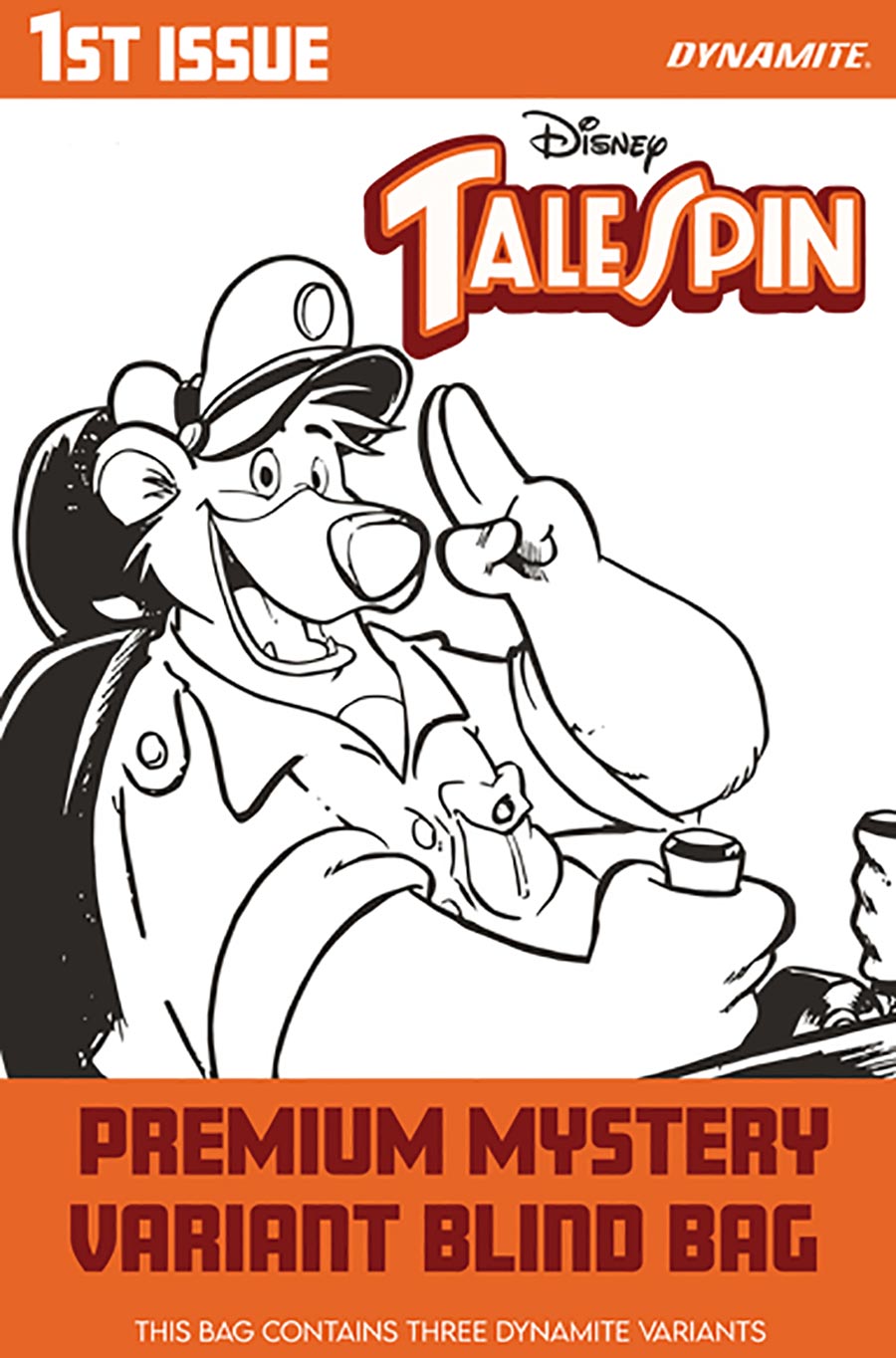 Disney Talespin #1 Cover I Premium Mystery Blind Bag Cover (Filled Randomly With 3 Covers)