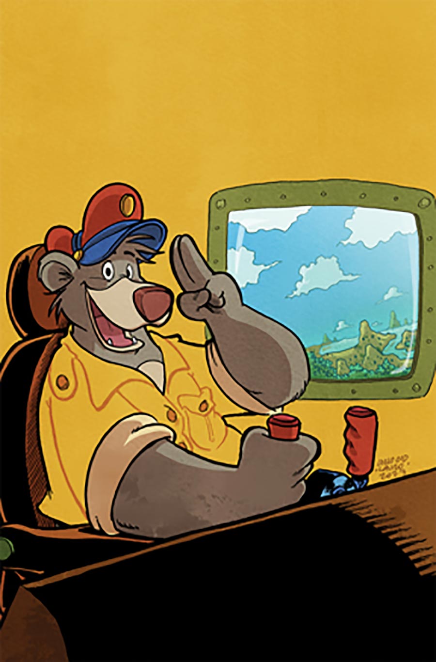 Disney Talespin #1 Cover M Incentive Carlo Lauro Foil Virgin Cover