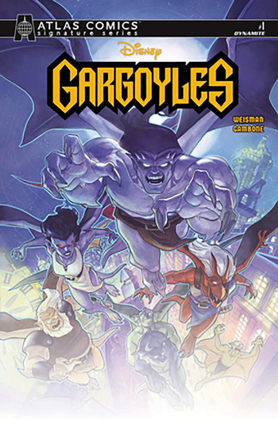 Gargoyles Vol 4 #1 Cover G Atlas Signature Series Meghan Hetrick Cover Signed By Greg Weisman
