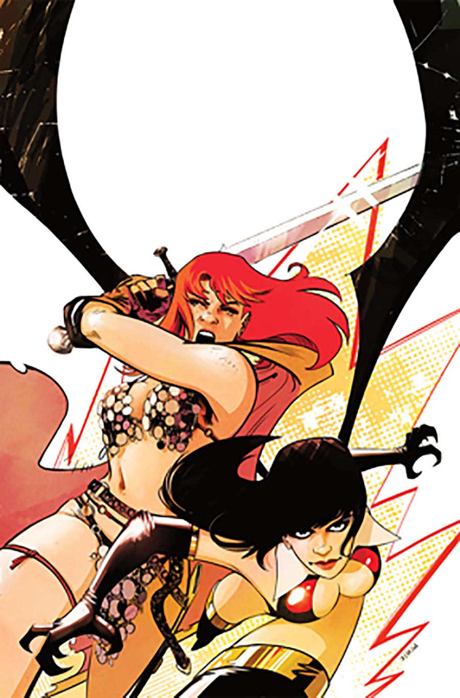 Vampirella vs Red Sonja Red City #1 (One Shot) Cover K Incentive Sebastian Piriz Virgin Cover