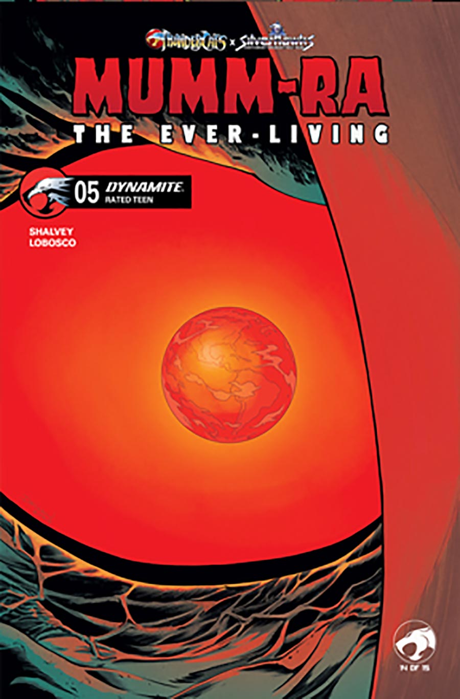 ThunderCats X SilverHawks Mumm-Ra The Ever-Living #5 Cover B Variant Declan Shalvey Cover (ThunderCats X SilverHawks Part 14)