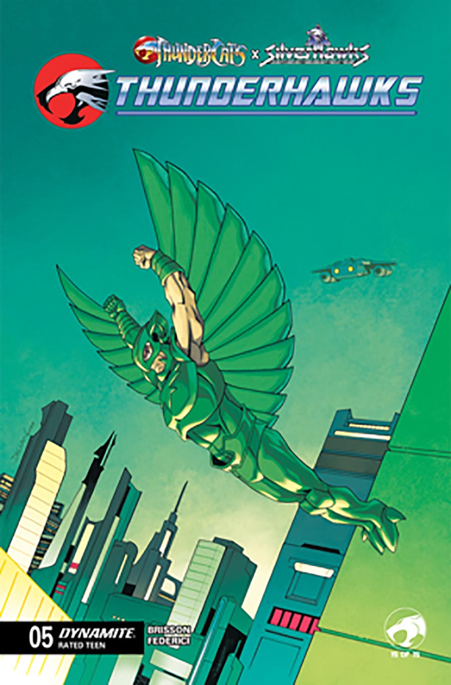 ThunderCats X SilverHawks ThunderHawks #5 Cover B Variant Declan Shalvey Cover (ThunderCats X SilverHawks Part 15)