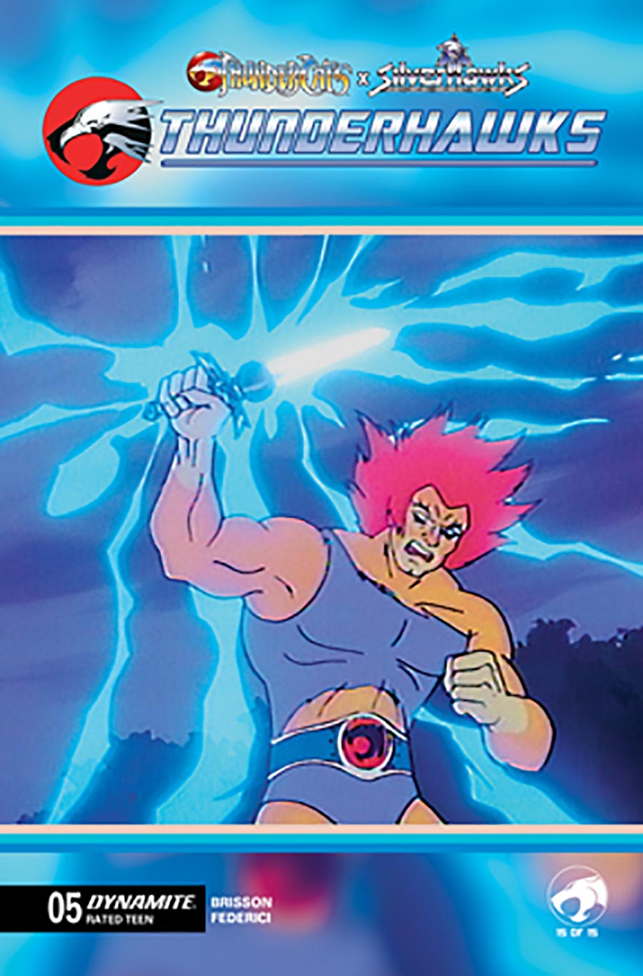 ThunderCats X SilverHawks ThunderHawks #5 Cover E Variant Animation Art Cover (ThunderCats X SilverHawks Part 15)