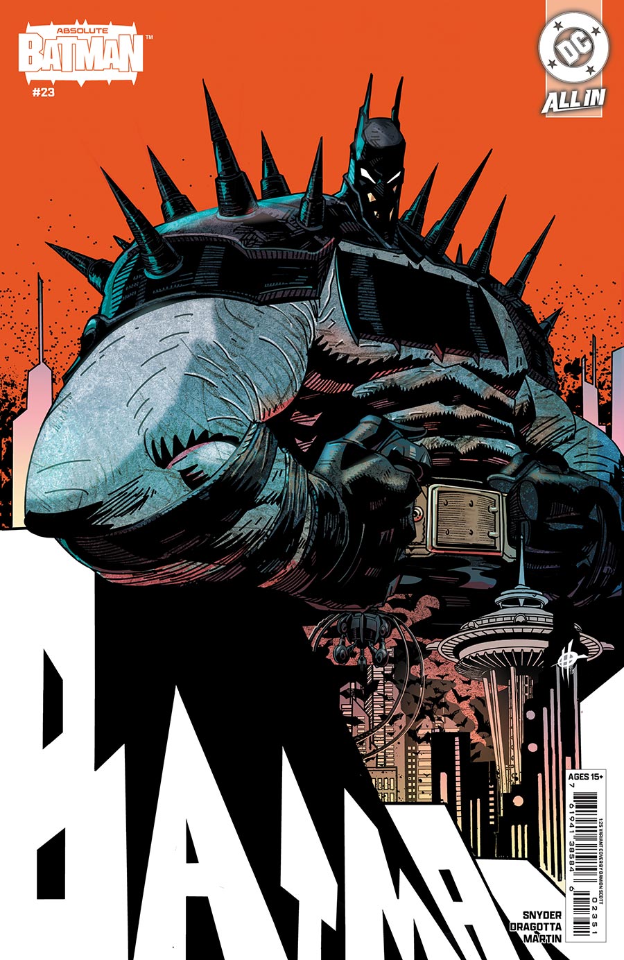 Absolute Batman #23 Cover F Incentive Damion Scott Card Stock Variant Cover (DC All In)