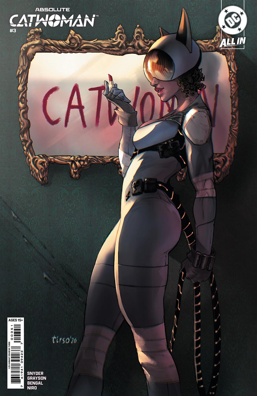 Absolute Catwoman #3 Cover E Incentive Tirso Cons Card Stock Variant Cover (DC All In)