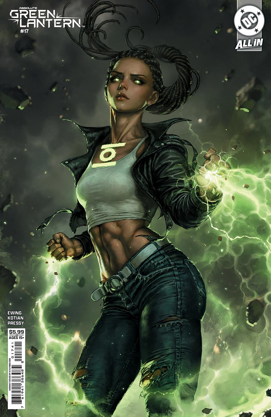 Absolute Green Lantern #17 Cover D Variant Kyuyong Eom Card Stock Cover (DC All In)