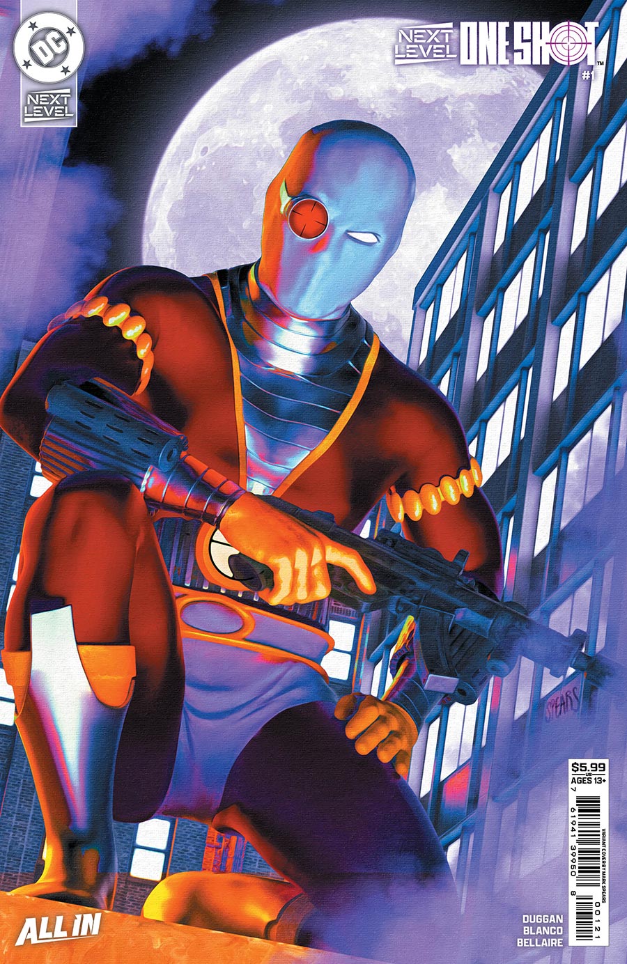 Next Level One Shot #1 (One Shot) Cover B Variant Mark Spears Card Stock Cover (DC Next Level)