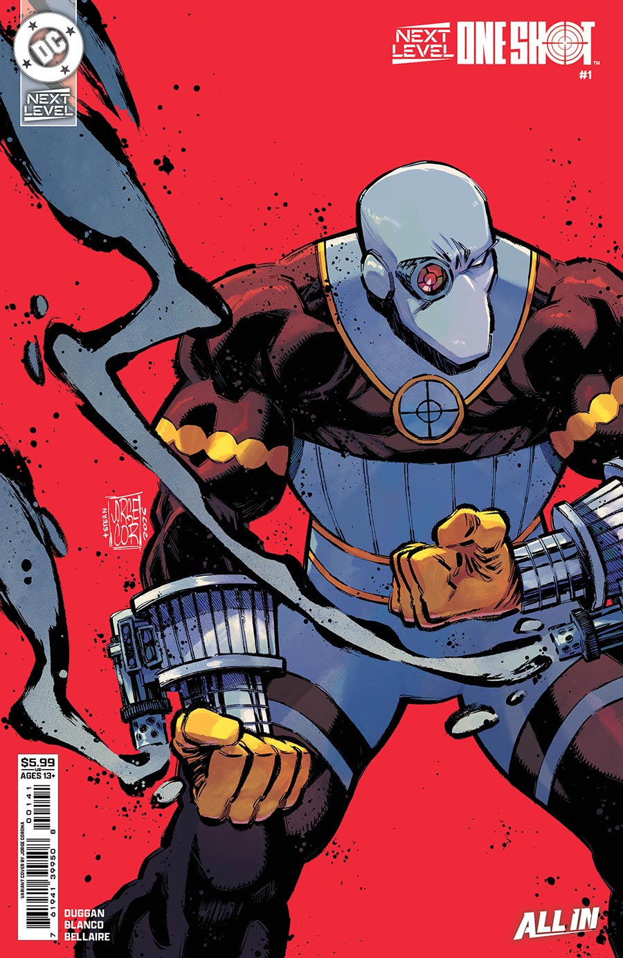 Next Level One Shot #1 (One Shot) Cover D Variant Jorge Corona Card Stock Cover (DC Next Level)