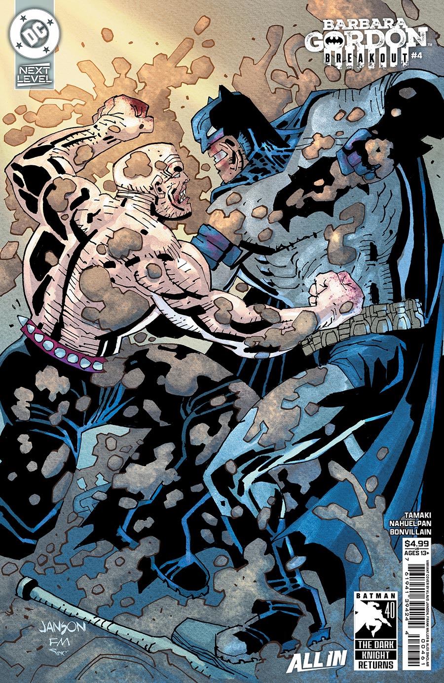 Barbara Gordon Breakout #4 Cover F Variant Klaus Janson & Frank Miller Dark Knight Returns 40th Anniversary Card Stock Cover (DC Next Level)