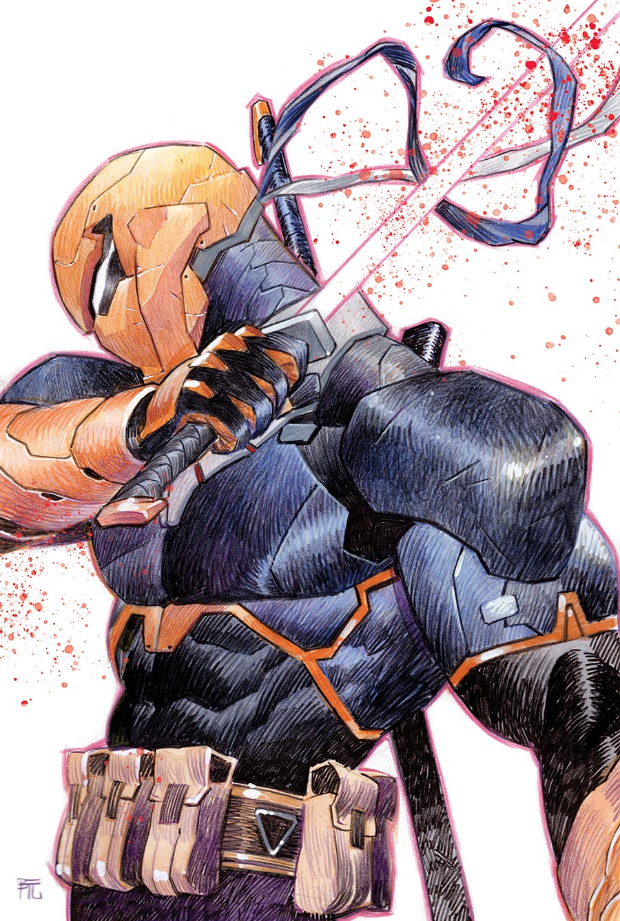 Deathstroke The Terminator Vol 2 #6 Cover C Variant Dike Ruan Card Stock Cover (DC Next Level)