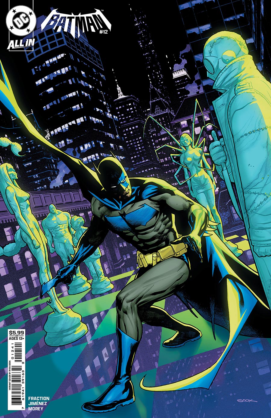 Batman Vol 4 #12 Cover D Variant Ryan Sook Card Stock Cover (DC All In)