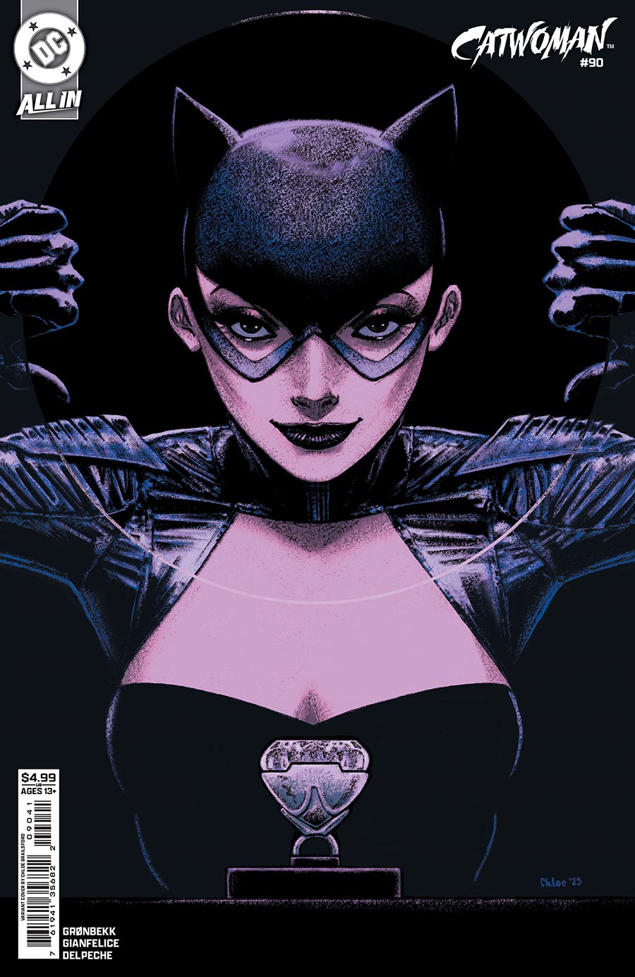 Catwoman Vol 5 #90 Cover D Variant Chloe Brailsford Card Stock Cover (DC All In)
