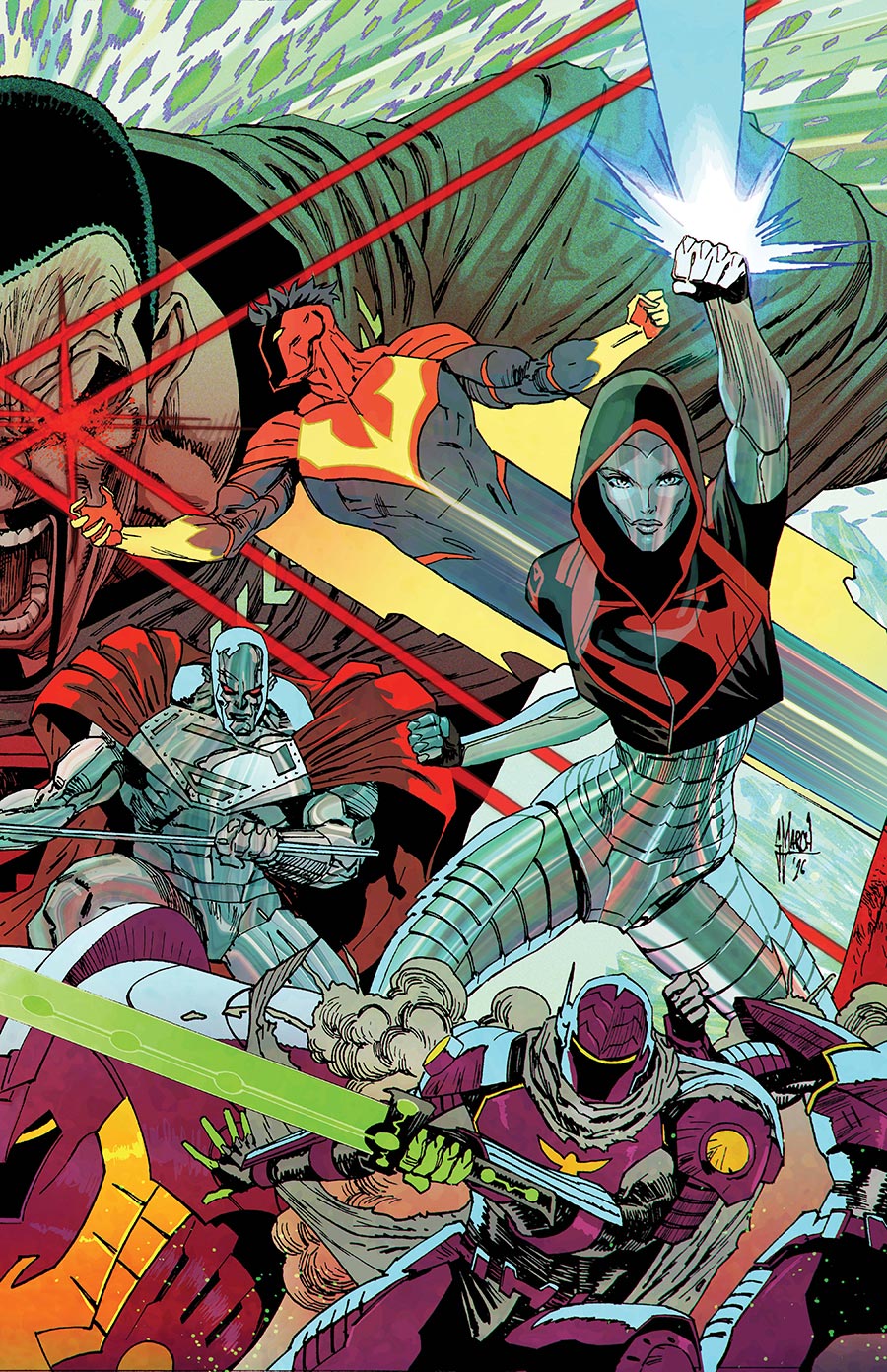 Superman Unlimited #16 Cover A Regular Guillem March Connecting Cover (DC All In)(Kingdom Of Zod Part 3)