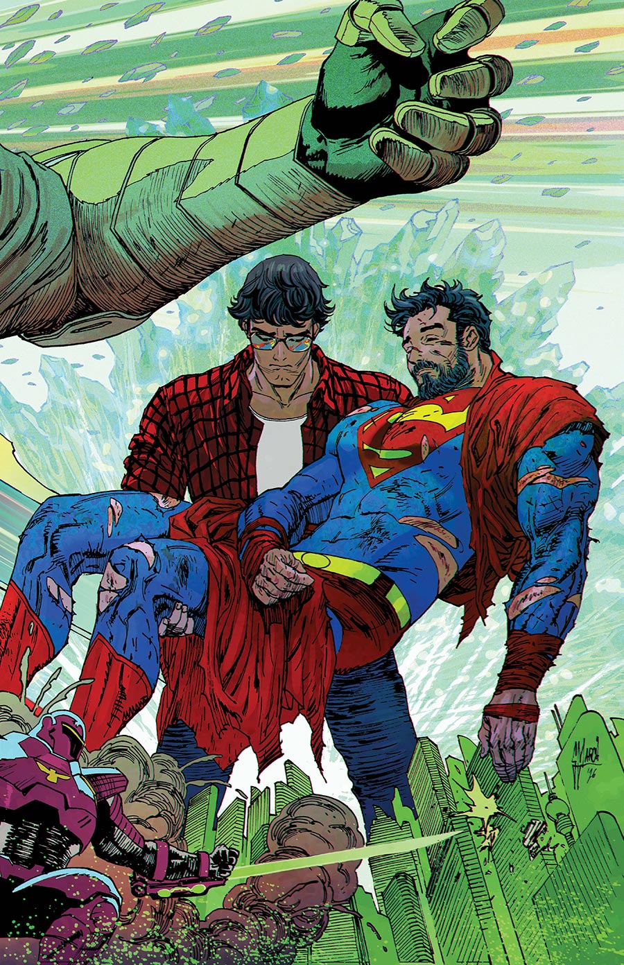 Superman Vol 7 #41 Cover A Regular Guillem March Connecting Cover (DC All In)(Kingdom Of Zod Part 4)