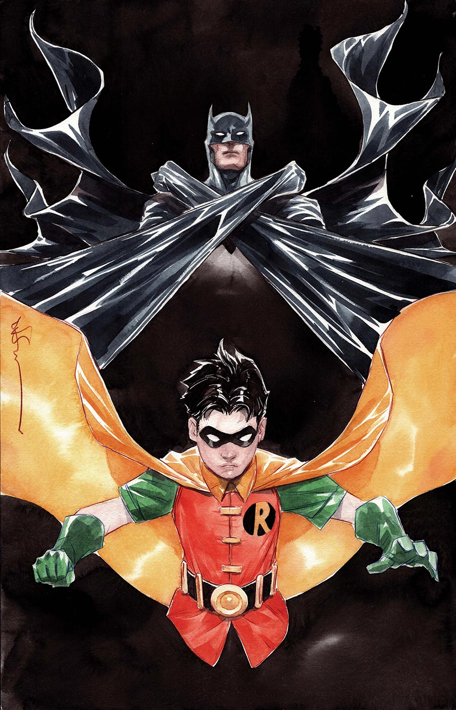 Batman And Robin Year One Year One Dynamic Duos #1 Cover C Variant Dustin Nguyen Card Stock Cover