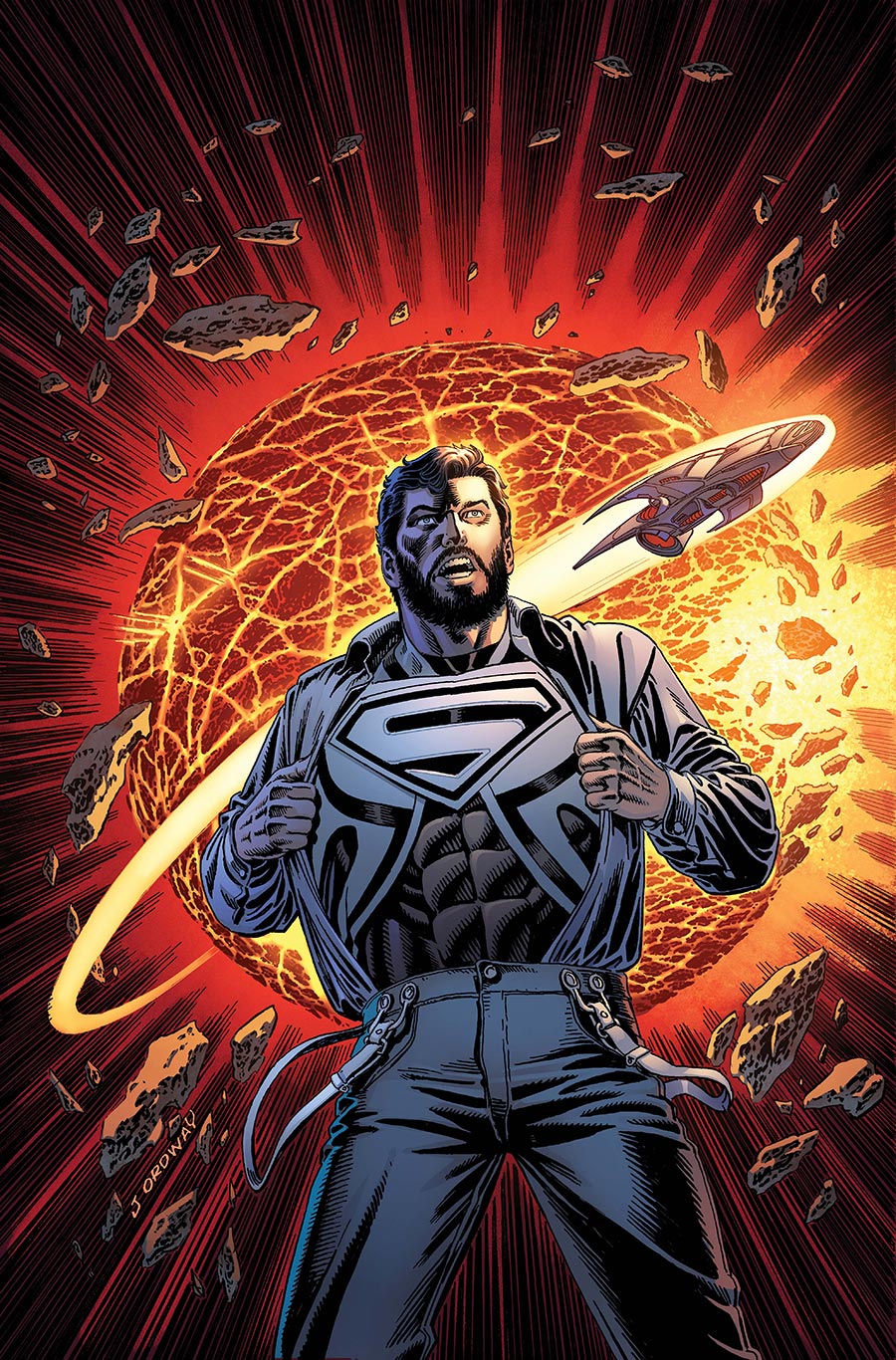 Superman Father Of Tomorrow #4 Cover C Variant Jerry Ordway Card Stock Cover