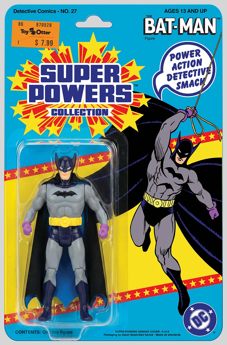 Detective Comics #27 Facsimile Edition Cover B Variant Jason Geyer & Alex Saviuk 1st Appearance Super Powers Action Figure Card Stock Cover (2026)