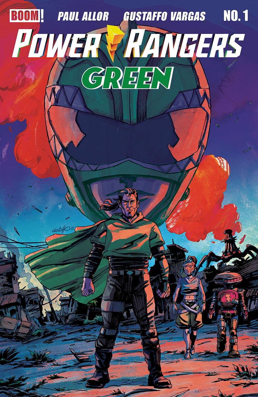 Power Rangers Green #1 Cover B Variant Gustaffo Vargas Cover