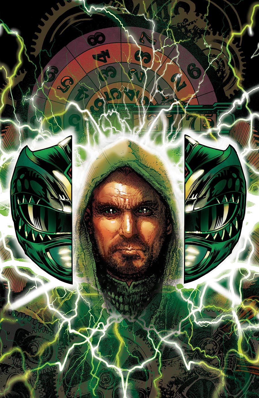 Power Rangers Green #1 Cover F Variant Tony Harris Virgin Foil Cover