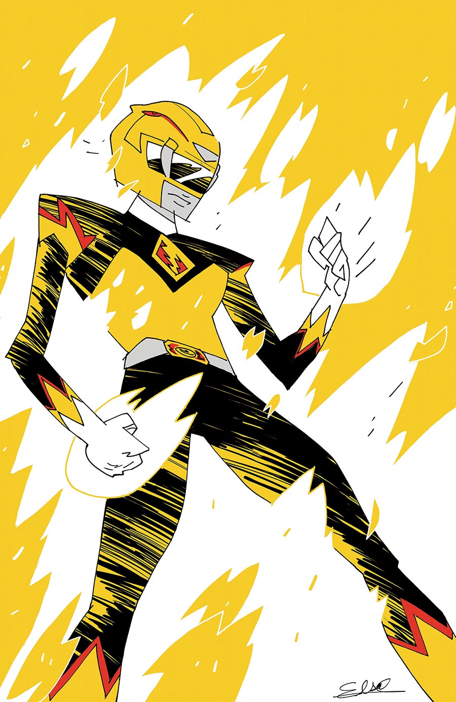 Power Rangers Unlimited #2 Cover H Incentive Elsa Charretier Virgin Variant Cover