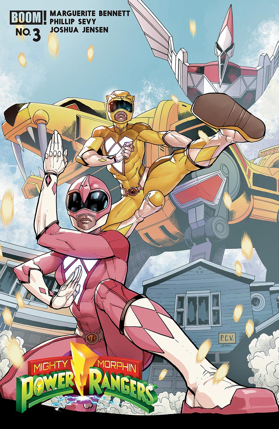 Mighty Morphin Power Rangers (BOOM Studios) Vol 2 #3 Cover B Variant Phillip Sevy Cover