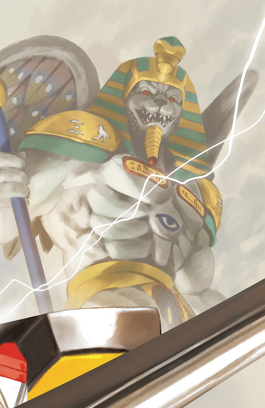 Mighty Morphin Power Rangers (BOOM Studios) Vol 2 #3 Cover C Variant Miguel Mercado Megazord Connecting Virgin Card Stock Cover
