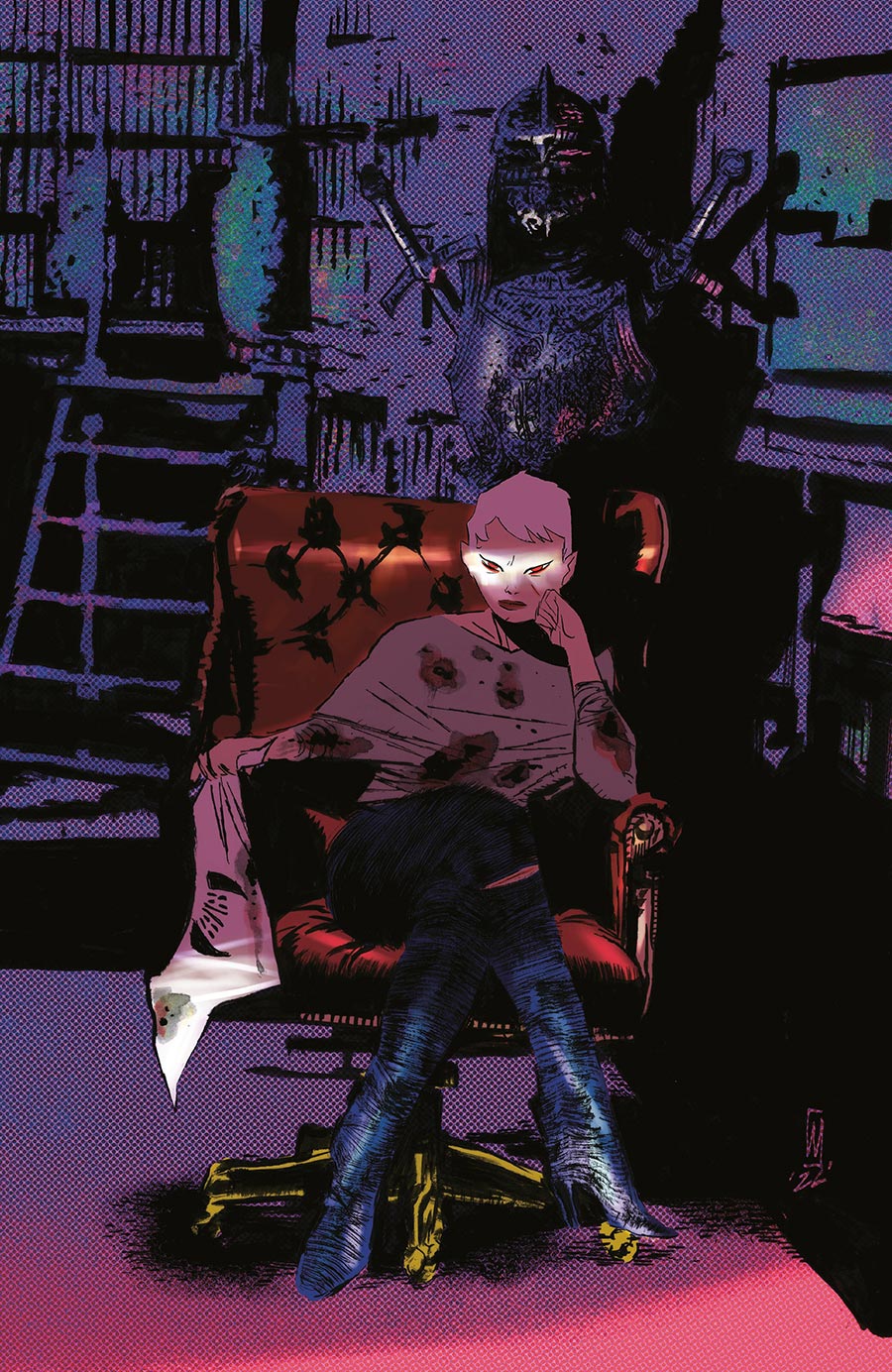 Fall Of The House Of Slaughter #4 Cover B Variant Werther Dell Edera Virgin Cover