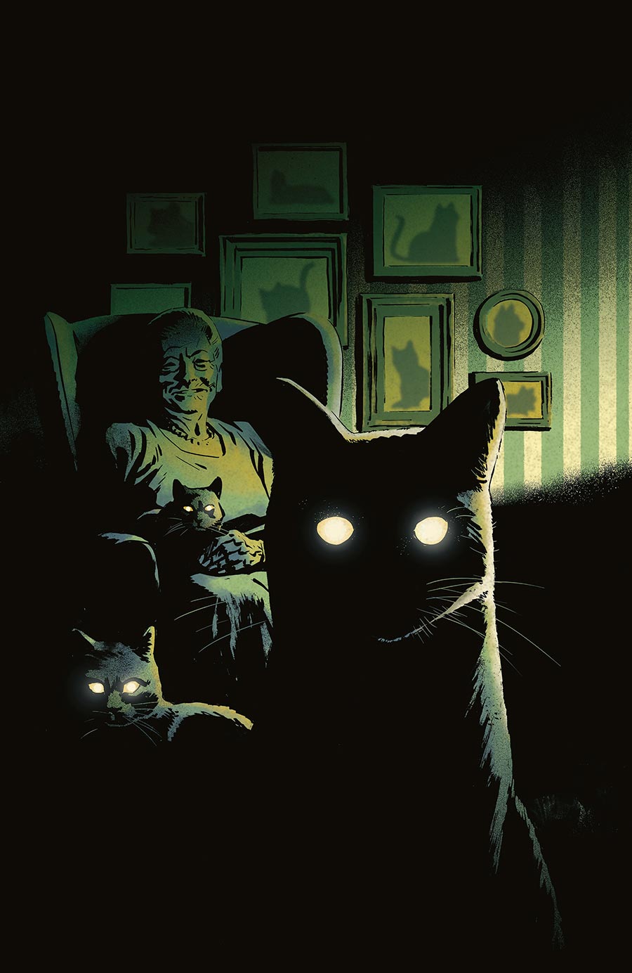 Stuff Of Nightmares The Cat In The Coffin #1 (One Shot) Cover C Variant Adam Gorham Homage Cover