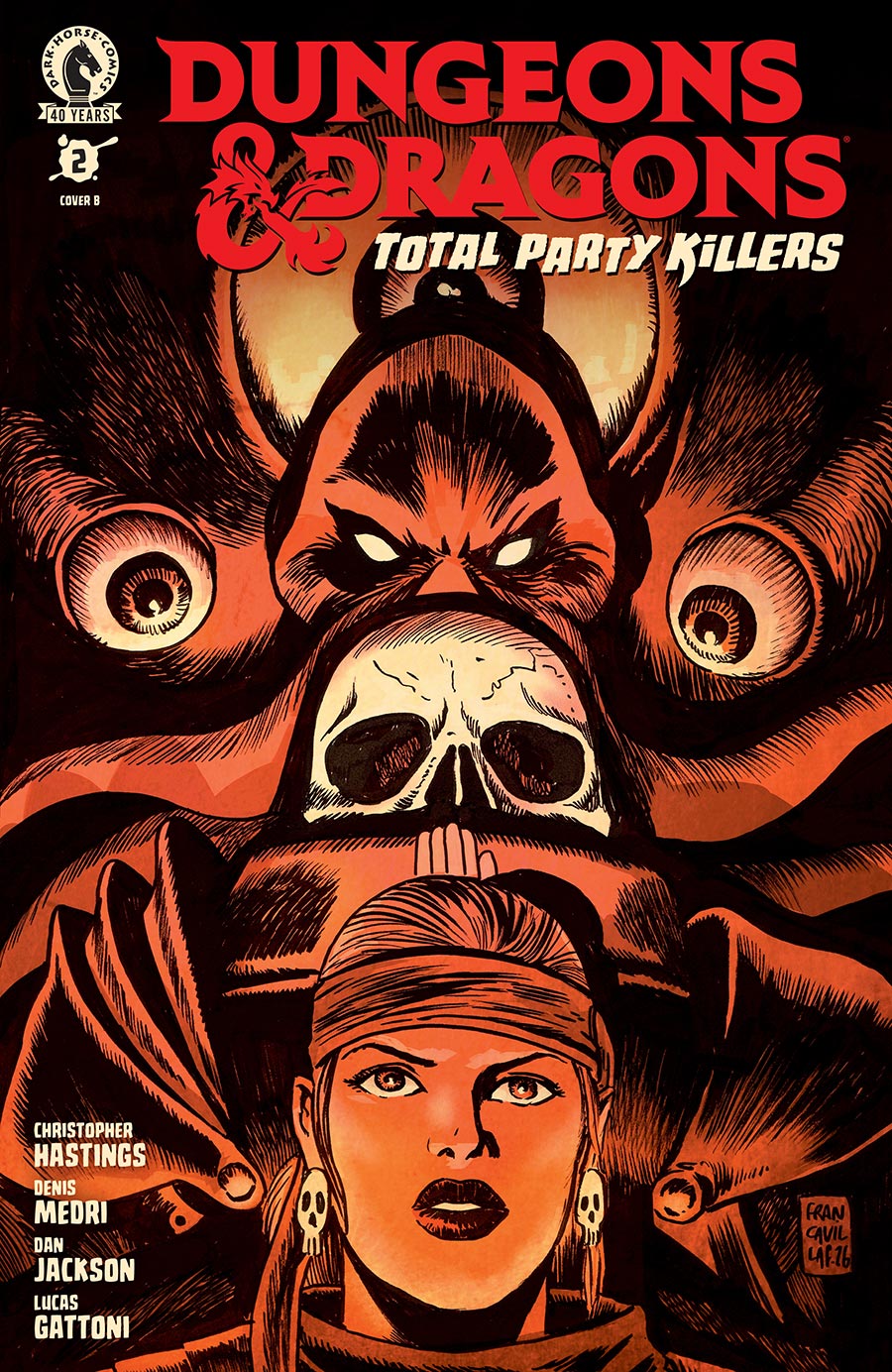 Dungeons & Dragons Total Party Killers #2 Cover B Variant Dan Quintana Cover