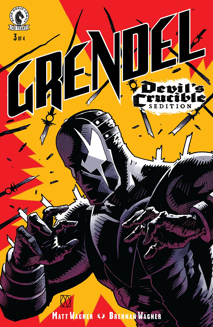 Grendel Devils Crucible Sedition #3 Cover A Regular Matt Wagner Cover