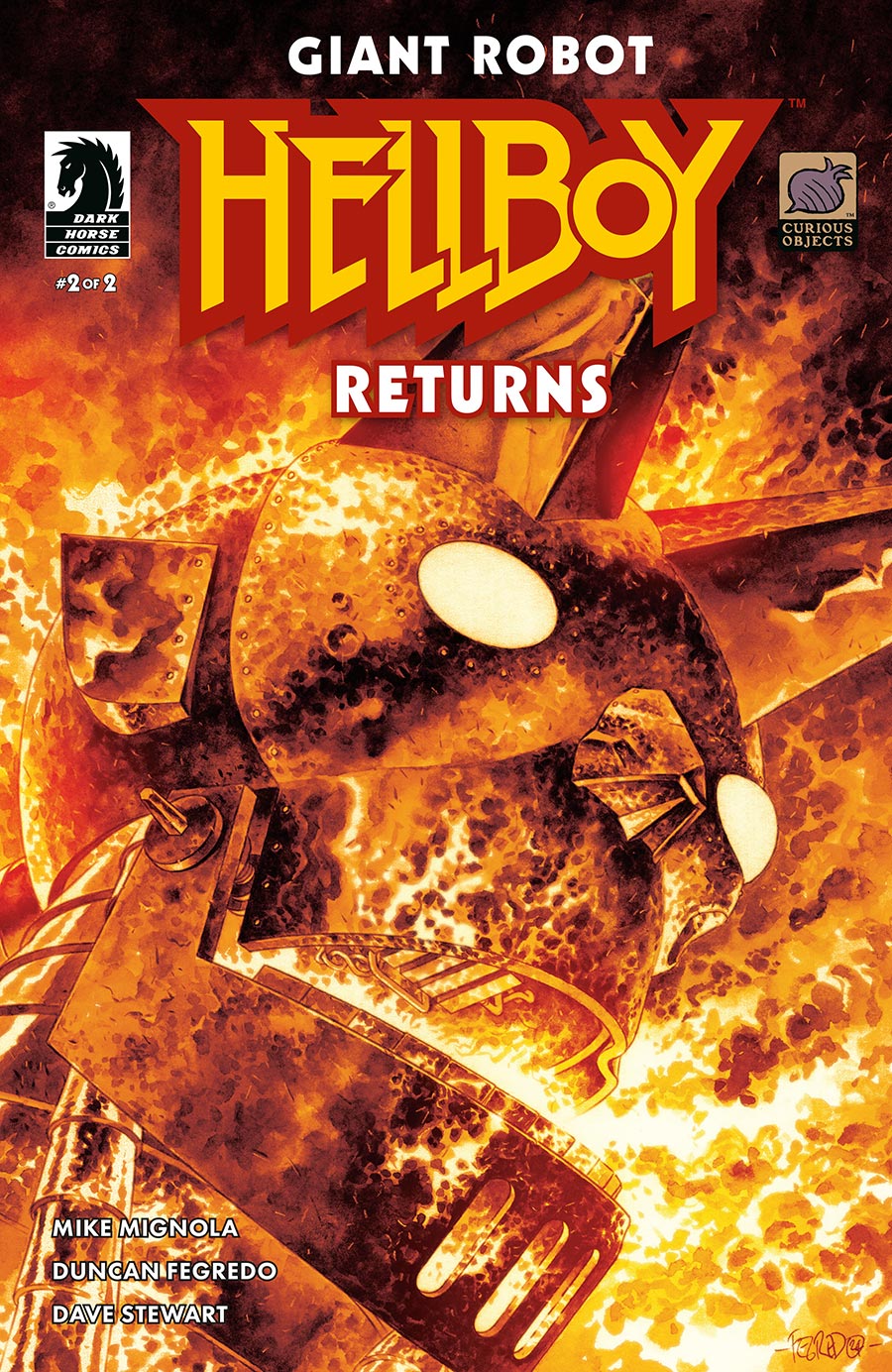 Giant Robot Hellboy Returns #2 Cover A Regular Duncan Fegredo Cover