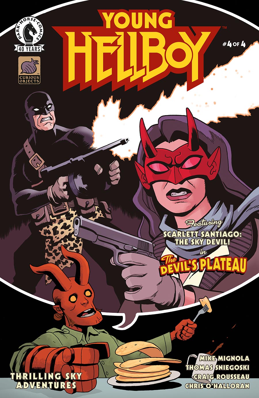 Young Hellboy Thrilling Sky Adventures #4 Cover B Variant Ben Stenbeck Cover